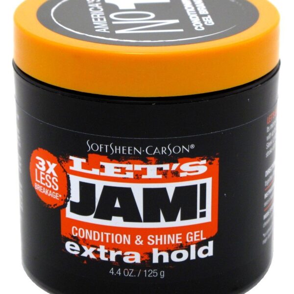 Let's Jam Extra Hold Condition & Shine Gel (4.4 oz, Pack of 2)/6pk