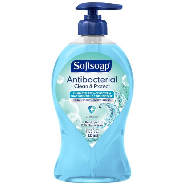 Softsoap Antibacterial Hand Soap Cool Splash (11.25 oz)/6pk