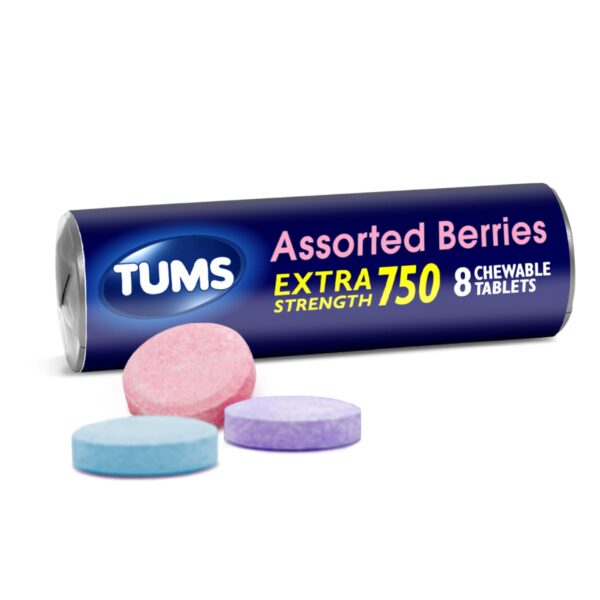 TUMS Extra Strength Antacid Tablets Berries (8 ct)/360pk