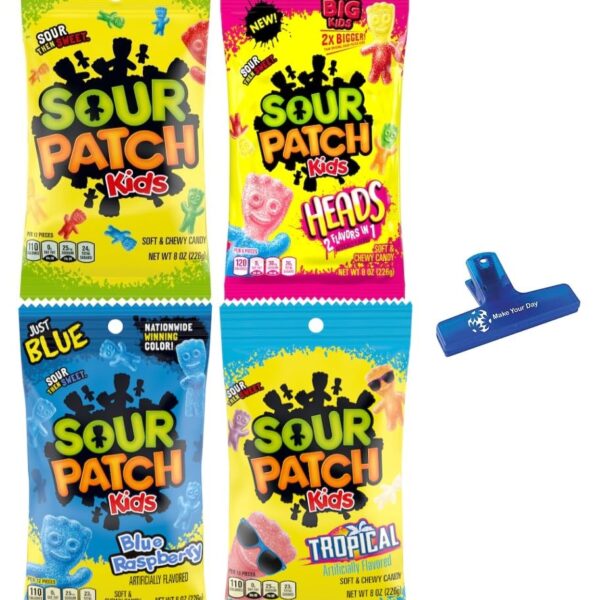 SOUR KIDS Candy Variety Pack (8 oz, 4-pack)/288pk