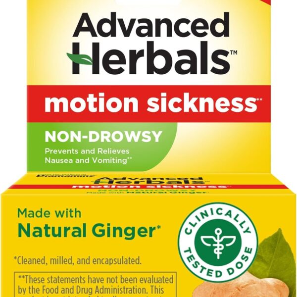 Dramamine Advanced Herbals Motion Relief (18 ct, 3 Pack)/24pk