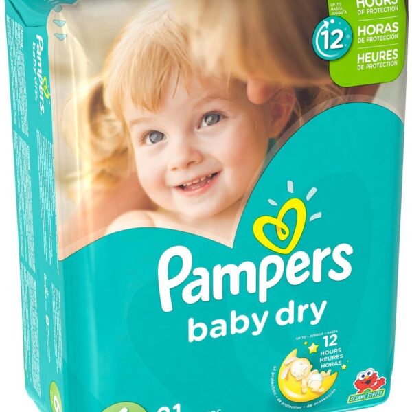 Pampers Baby Dry Diapers Size 6 (21 ct)/4pk