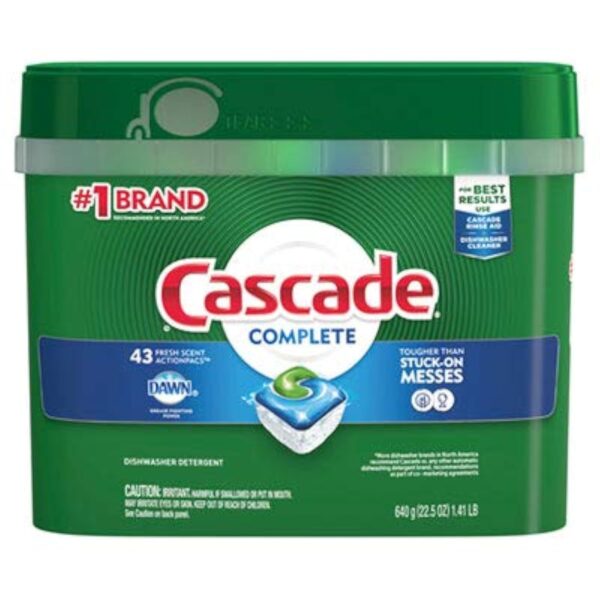 Cascade Complete ActionPacs Dishwasher Detergent (43 ct)/6pk