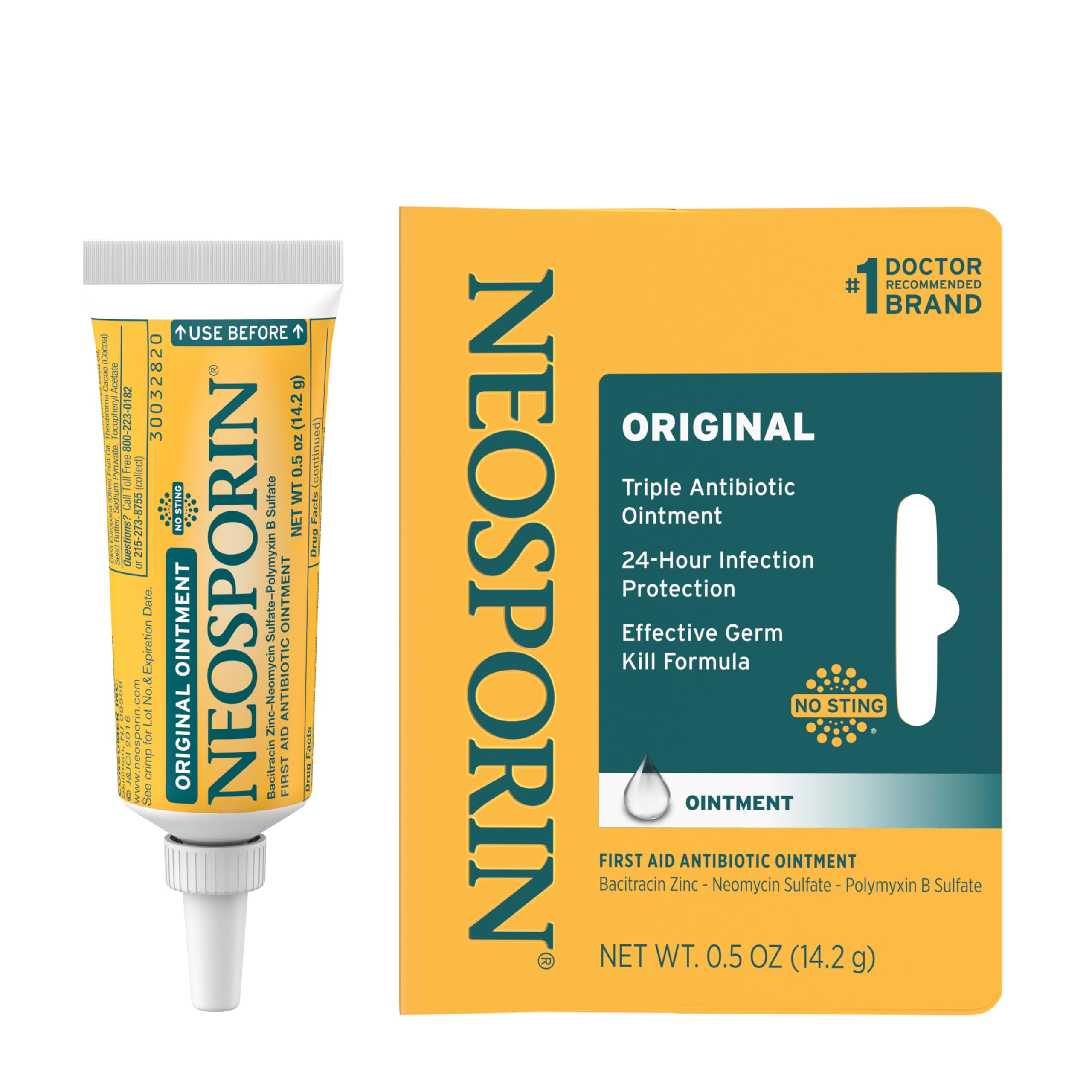 Version 1.0.0 Neosporin Antibiotic Ointment (0.5 oz)/72pk - Image 1