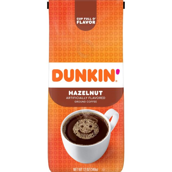 Dunkin' Hazelnut Ground Coffee (12 oz)/6pk