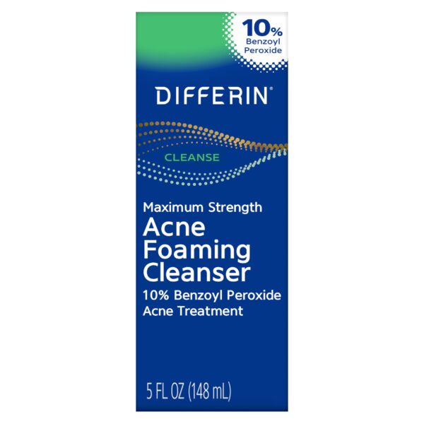 Differin Acne Face Wash Benzoyl Peroxide (5 oz)/12pk