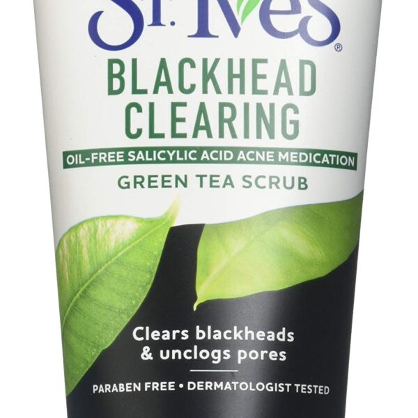 St. Ives Blackhead Clearing Face Scrub Green Tea (6 oz, 3 Pack)/6pk