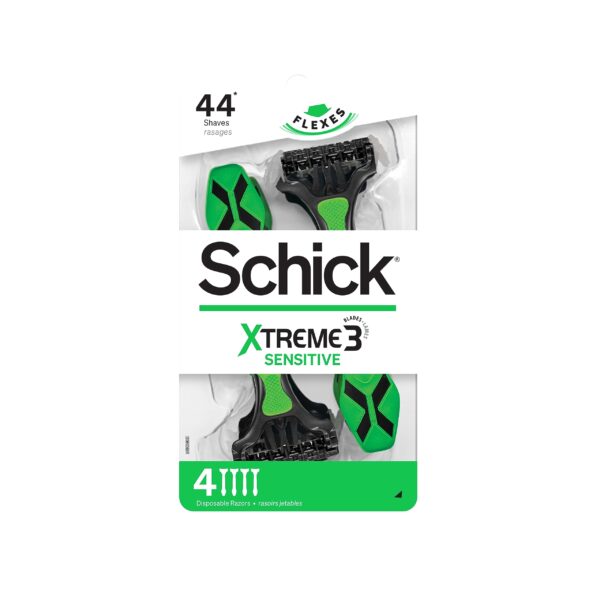 Schick Xtreme 3 Sensitive Razors (4 Count, 3 Pack)/12pk