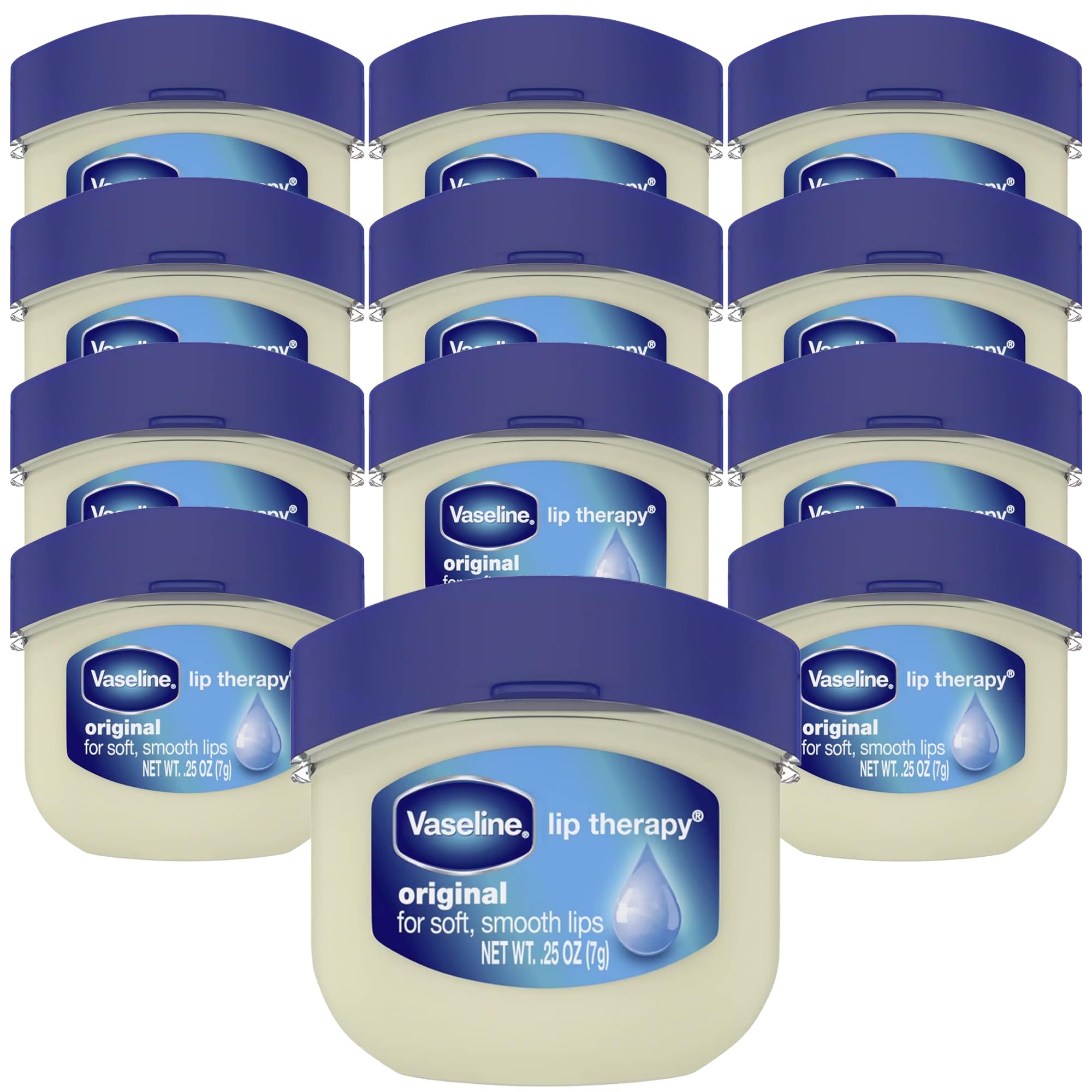 Version 1.0.0 Vaseline Lip Therapy Original (.25 oz, 12 Pack)/32pk - Image 1