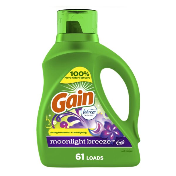Gain + Aroma Boost Detergent Moonlight Breeze (88 oz)/4pk
