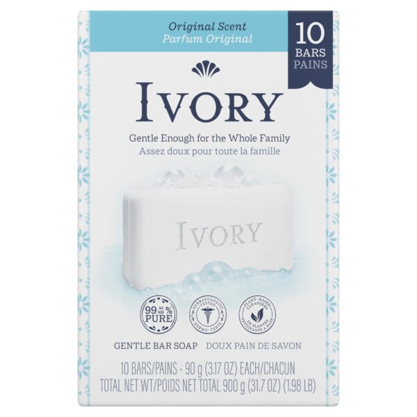 Ivory Bath Soap (10 Count)/12pk