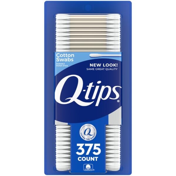Q-tips Cotton Swabs (375 Count)/144pk