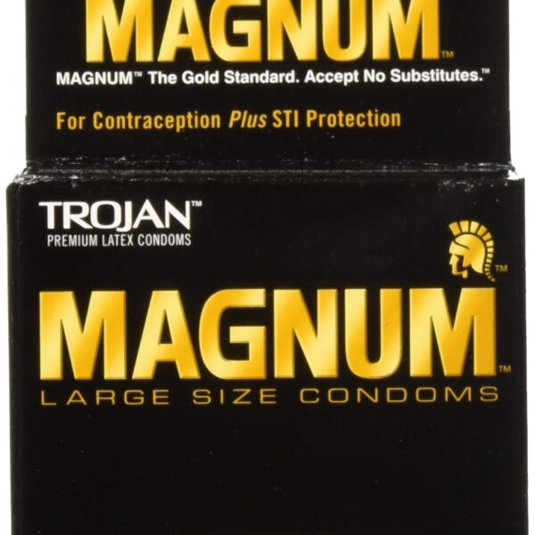 Trojan Magnum Large Condoms (3 Count, 4 Pack)/48pk