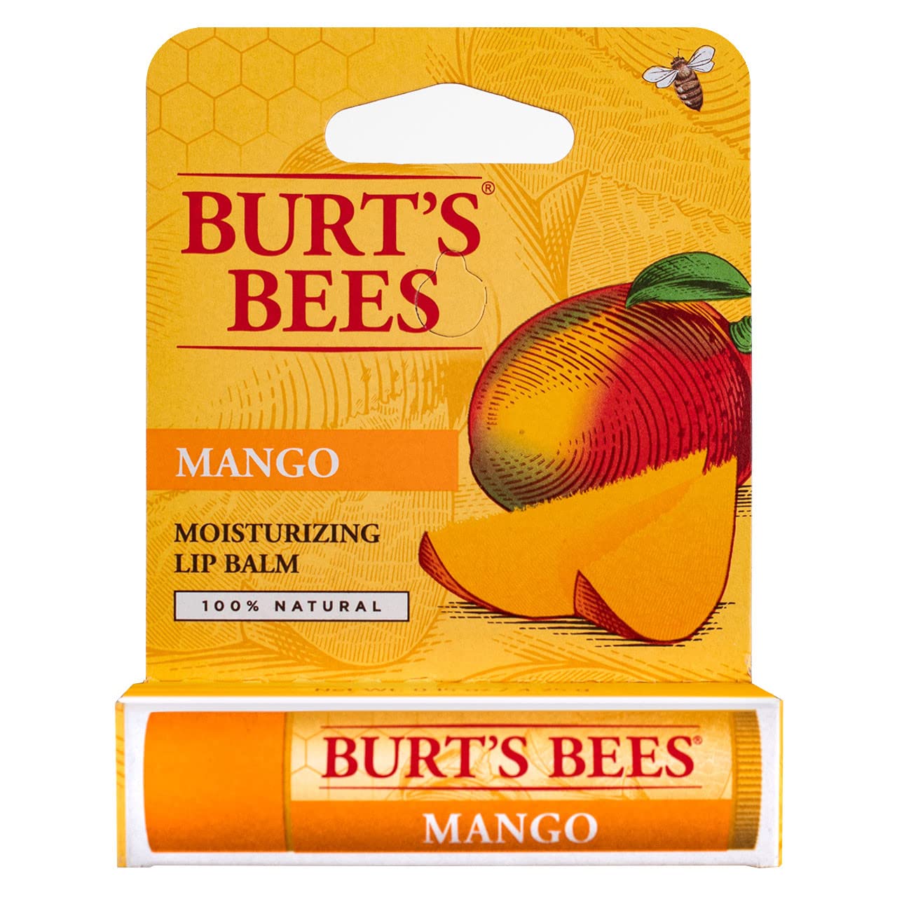 Version 1.0.0 Burt's Bees Lip Balm Mango (0.15 oz, Pack of 4)/48pk - Image 1