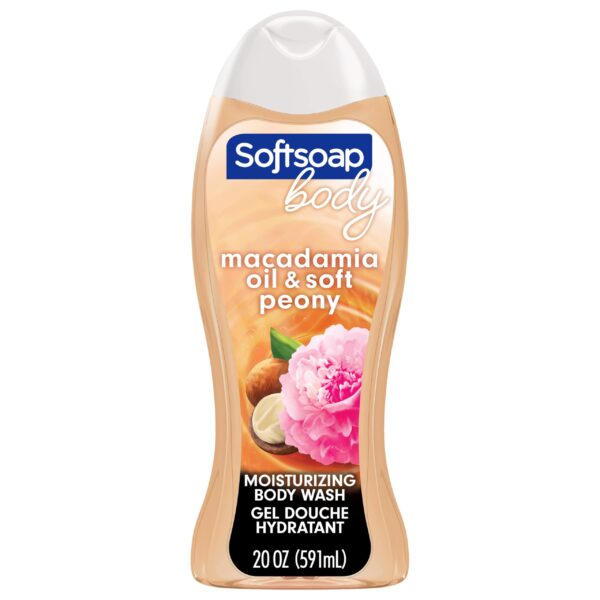 Softsoap Body Wash Macadamia & Peony (20 oz)/4pk