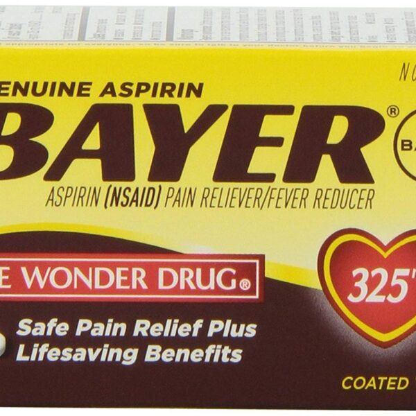 Bayer Aspirin Tablets 325mg (24 ct, 2 pk)/36pk