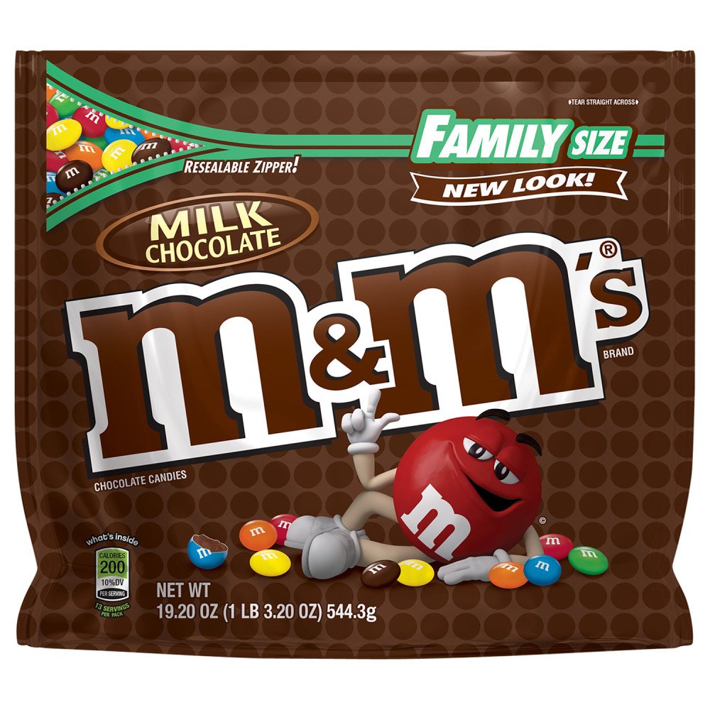 Version 1.0.0 M&M'S Milk Chocolate Candy (19.2 oz, 12 Pack)/12pk - Image 1