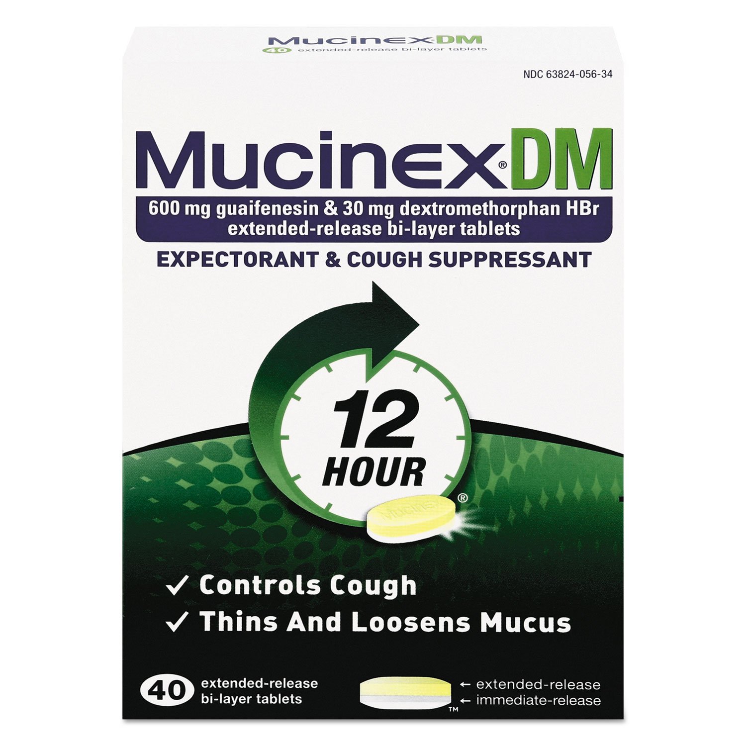 Version 1.0.0 Mucinex DM Tablets (40 Count)/24pk - Image 1