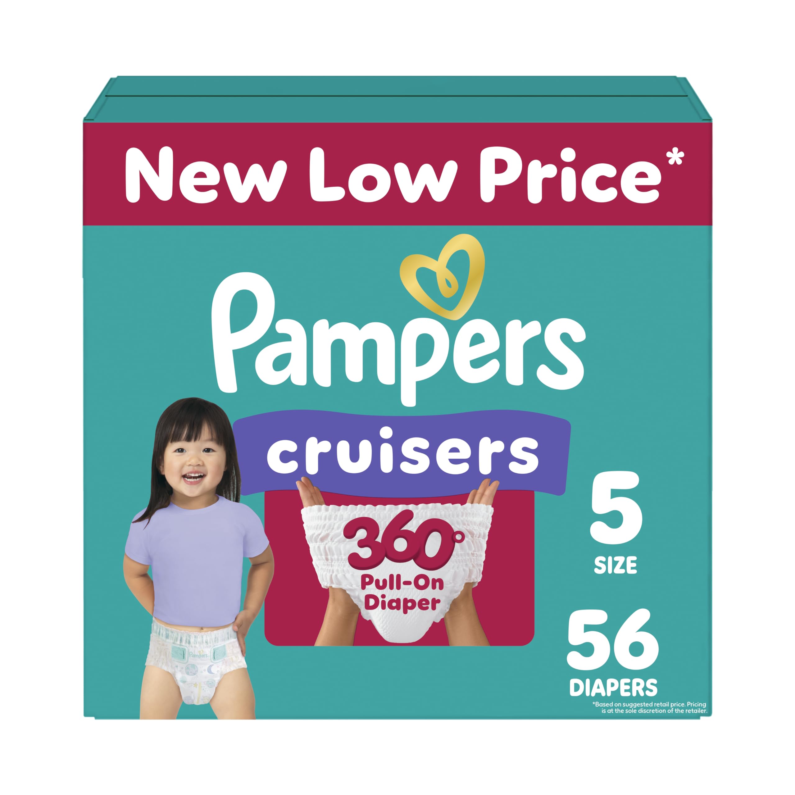 Version 1.0.0 Pampers Cruisers 360 Diapers Size 5 (56 ct)/1pk - Image 1