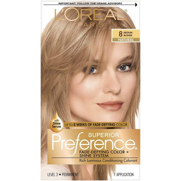 L'Oreal Hair Color Medium Blonde (Pack of 3)/12pk
