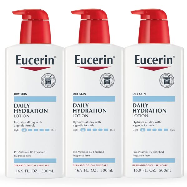 Eucerin Daily Hydration Body Lotion (16.9 oz, 3 pk)/12pk