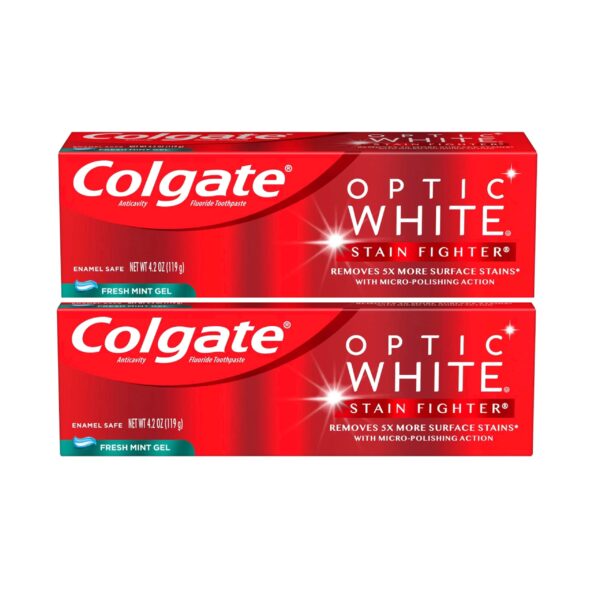 Colgate Optic White Stain Fighter (4.2 oz, 2 Pack)/24pk