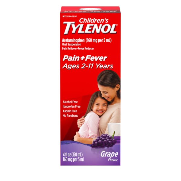 Tylenol Children's Liquid Suspension Grape (4 oz)/36pk
