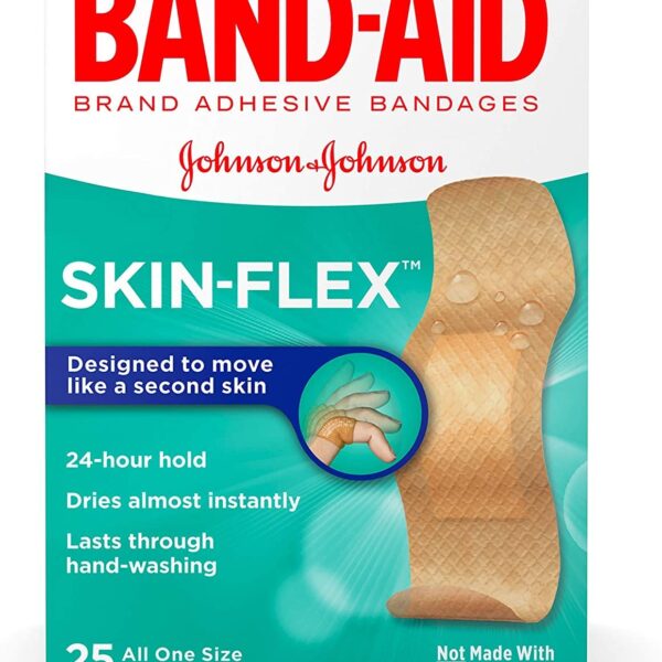 Band-Aid Skin-Flex Bandages All One Size (25 Count, 6 Pack)/24pk