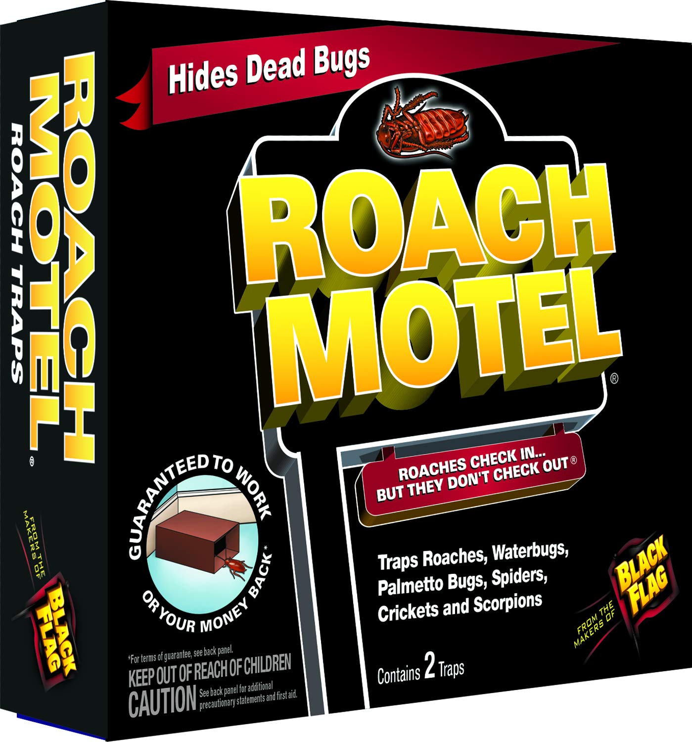 Version 1.0.0 Black Flag Roach Motel Traps (2 ct)/12pk - Image 1