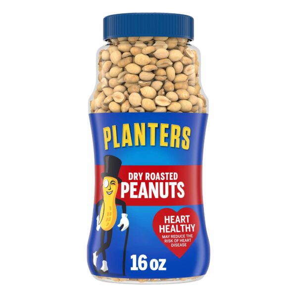 Planters Dry Roasted Peanuts (16 oz)/12pk