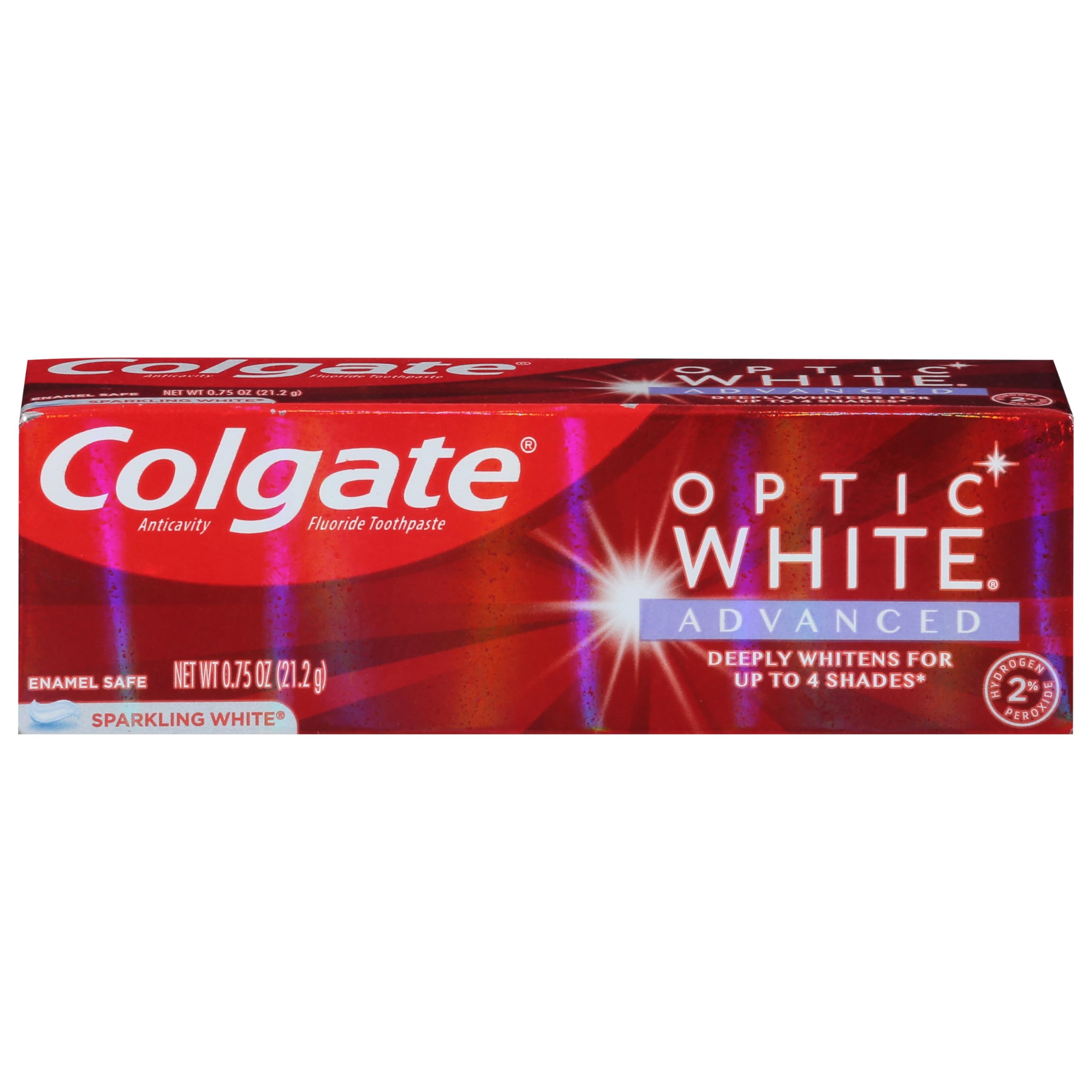 Version 1.0.0 Colgate Optic White Advanced Toothpaste (0.75 oz)/24pk - Image 1