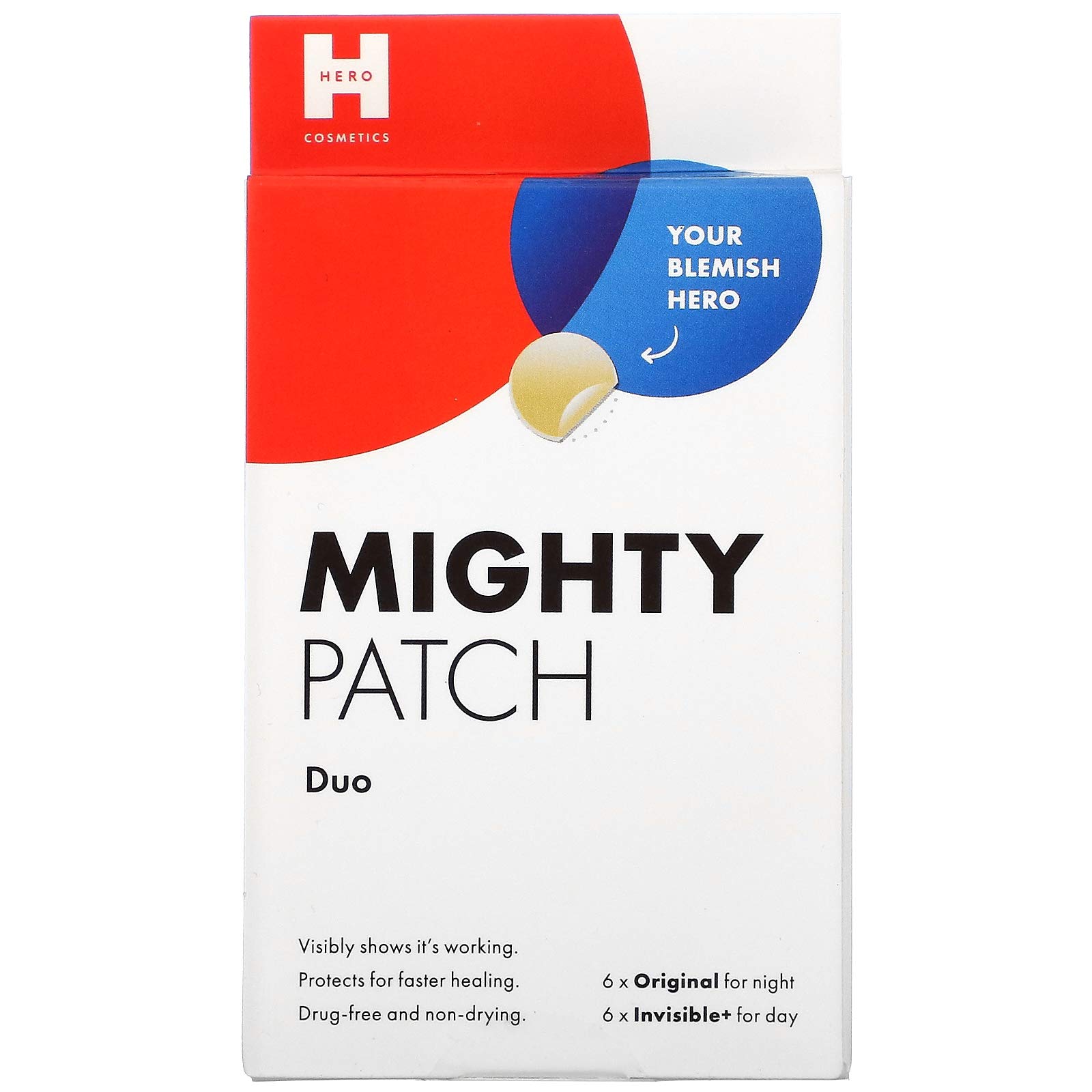 Version 1.0.0 HERO Mighty Patch Duo (12 ct)/24pk - Image 1