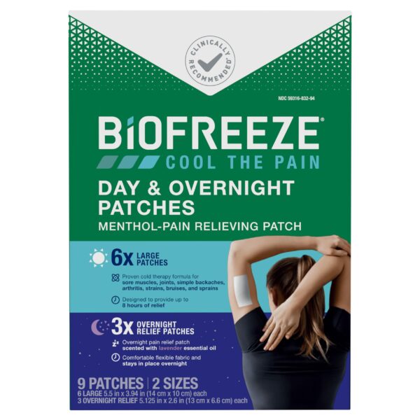 Biofreeze Pain Relief Patches (9 Count)/24pk
