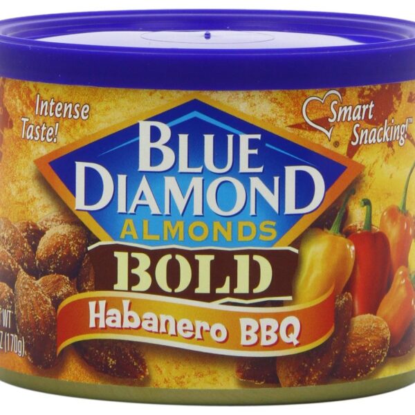 Blue Diamond Almonds Habanero BBQ (6 oz, 6 Pack)/12pk