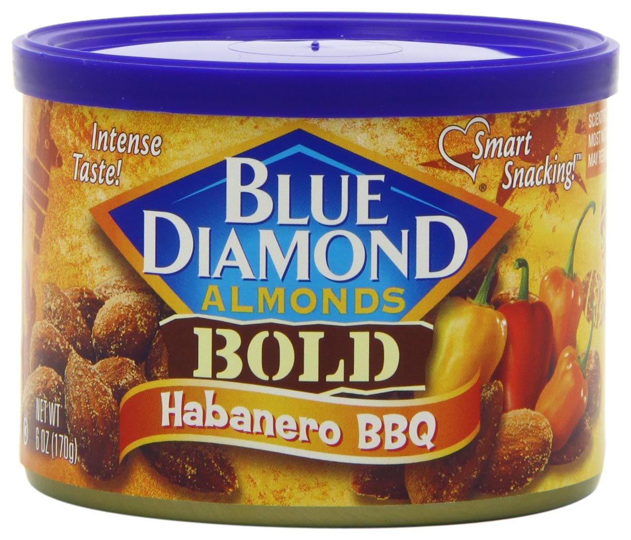 Version 1.0.0 Blue Diamond Almonds Habanero BBQ (6 oz, 6 Pack)/12pk - Image 1