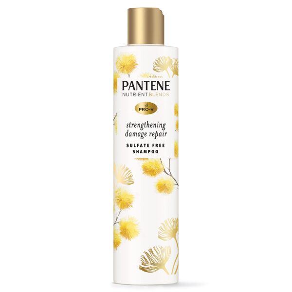 Pantene Sulfate Free Shampoo with Castor Oil (9.6 oz)/4pk