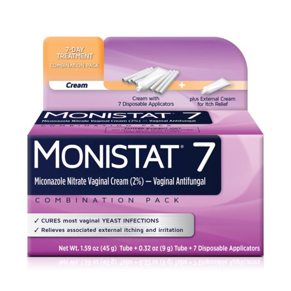 Monistat 7 Day Yeast Infection Treatment (7 Applications + Cream)/12pk