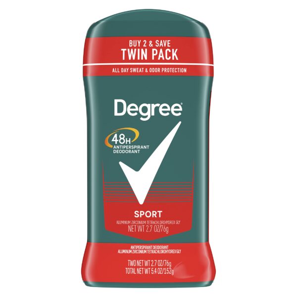 Degree Men Sport Deodorant (2.7 oz, Twin Pack)/6pk