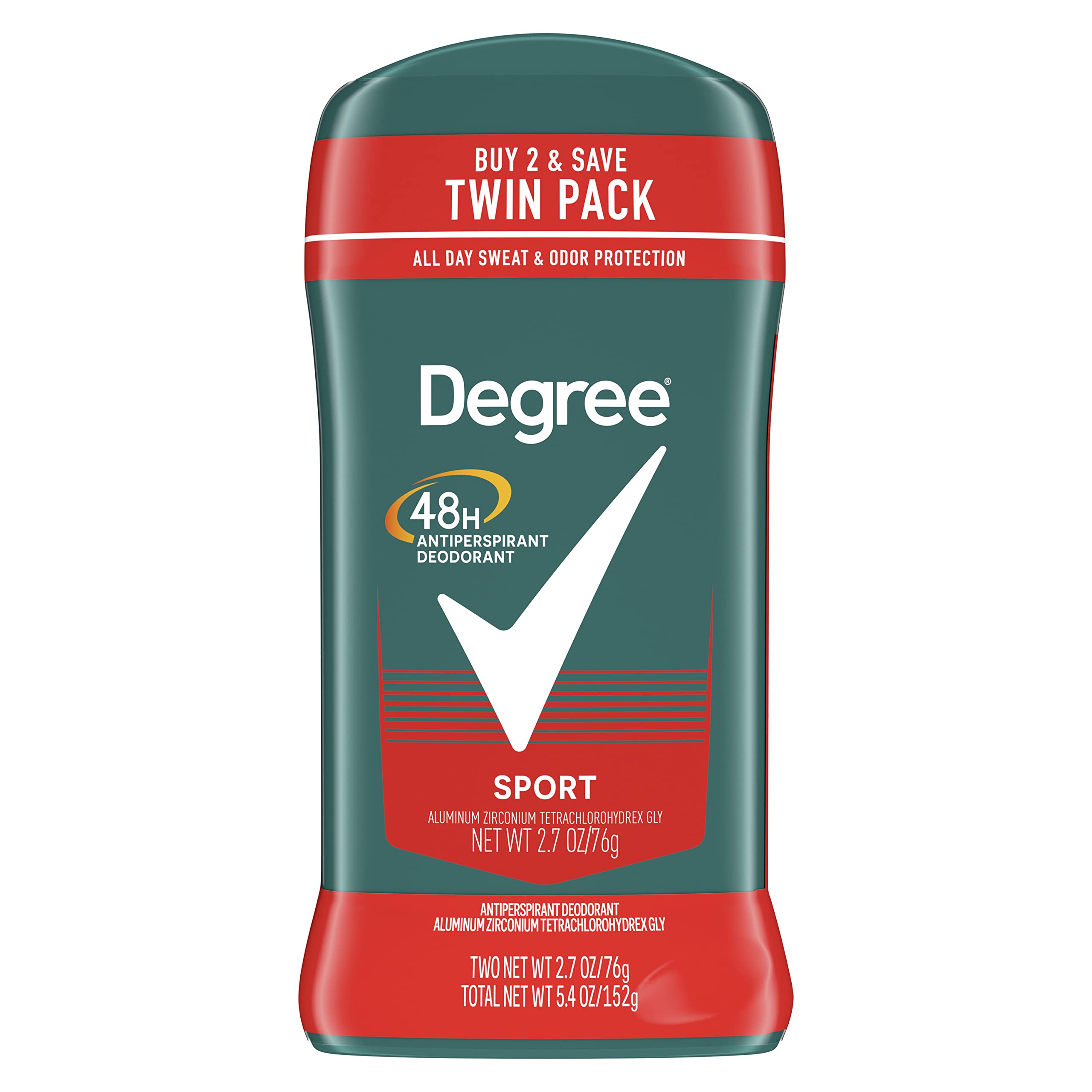 Version 1.0.0 Degree Men Sport Deodorant (2.7 oz, Twin Pack)/6pk - Image 1