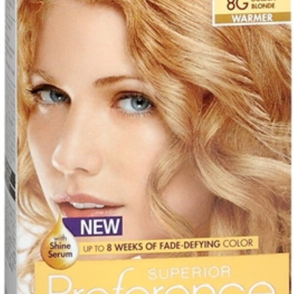 L’Oréal Superior Preference Hair Color 8G Golden Blonde (Pack of 4)/12pk