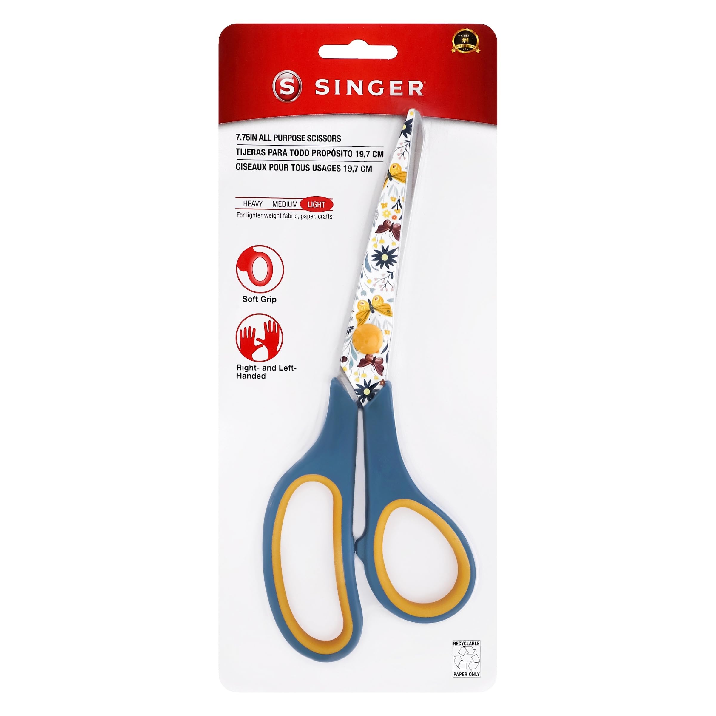 Version 1.0.0 SINGER Butterfly All Purpose Scissors (7.75 in)/144pk - Image 1