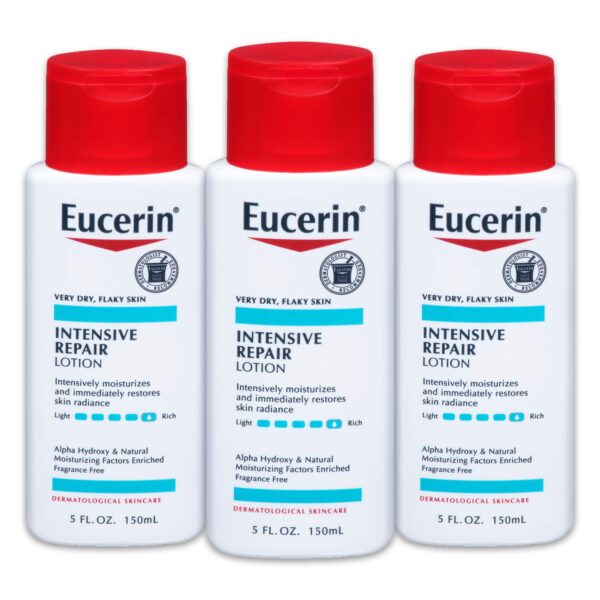 Eucerin Intensive Repair Lotion (5 fl oz, Pack of 3)/12pk