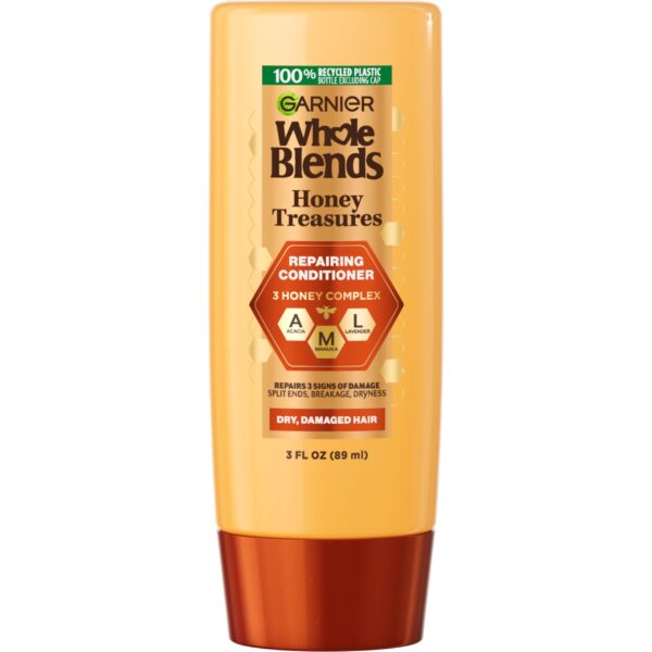 Garnier Whole Blends Honey Treasures Conditioner (3 oz)/4pk