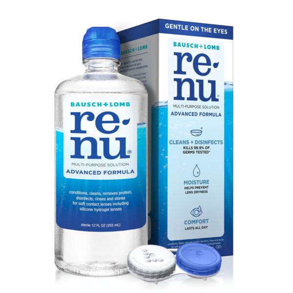 Renu Contact Lens Solution (12 oz)/24pk
