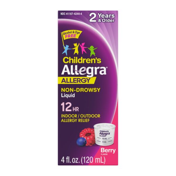 Allegra Allergy Liquid (4 oz)/24pk