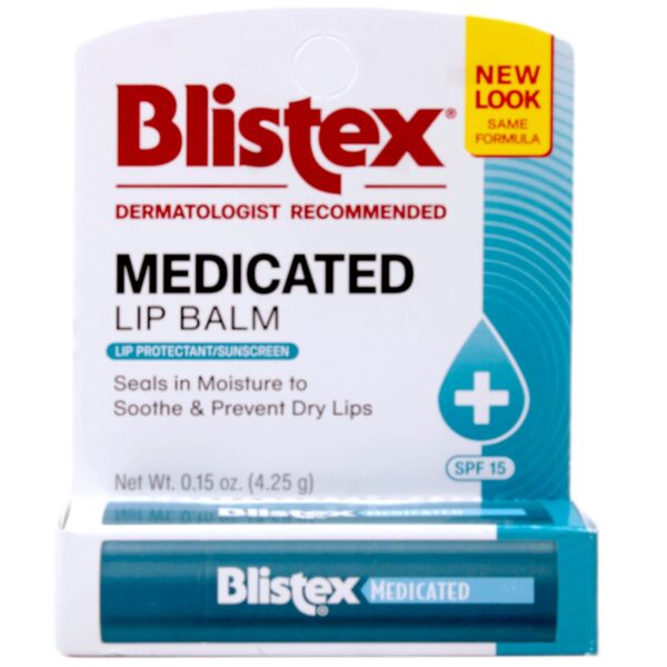 Blistex Medicated Lip Balm SPF 15 (0.15 oz, 8 Pack)/144pk
