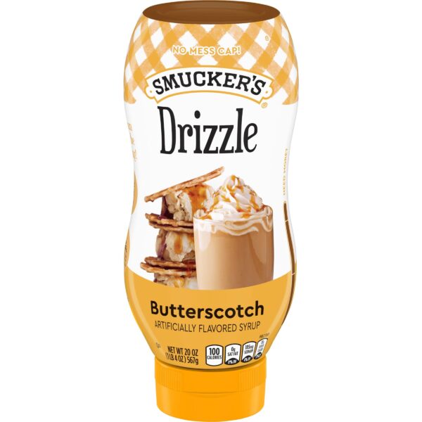 Smucker’s Drizzle Butterscotch Syrup (20 oz)/12pk