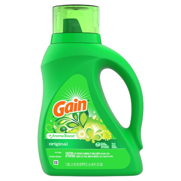 Gain Liquid Laundry Detergent (46 oz, 6 Pack)/6pk