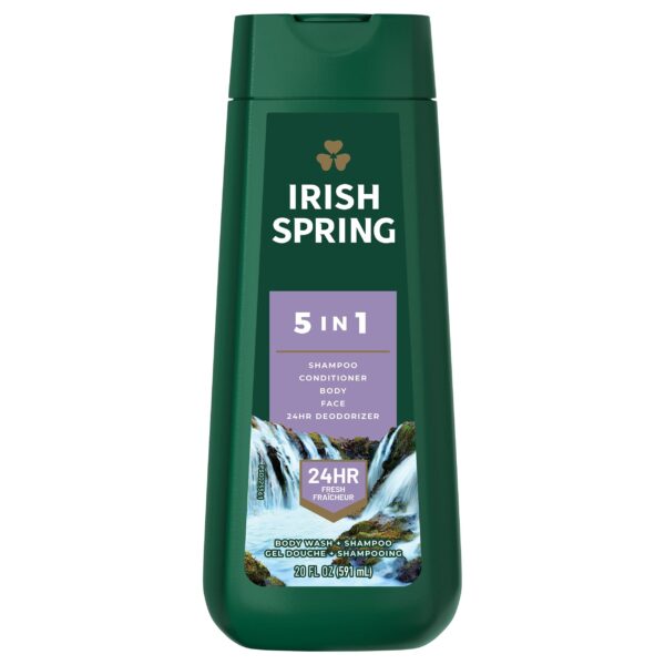 Irish Spring 5-in-1 Body Wash for Men (20 oz)/4pk