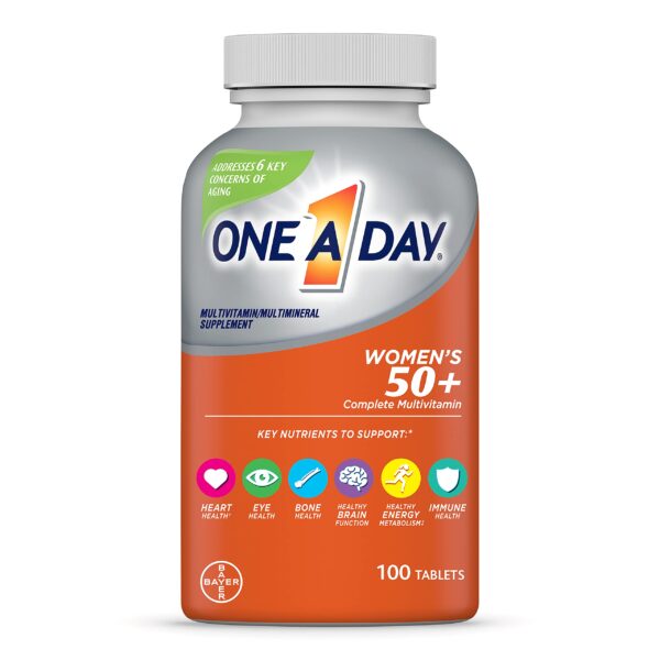 One A Day Women’s 50+ Multivitamins (100 Count)/24pk